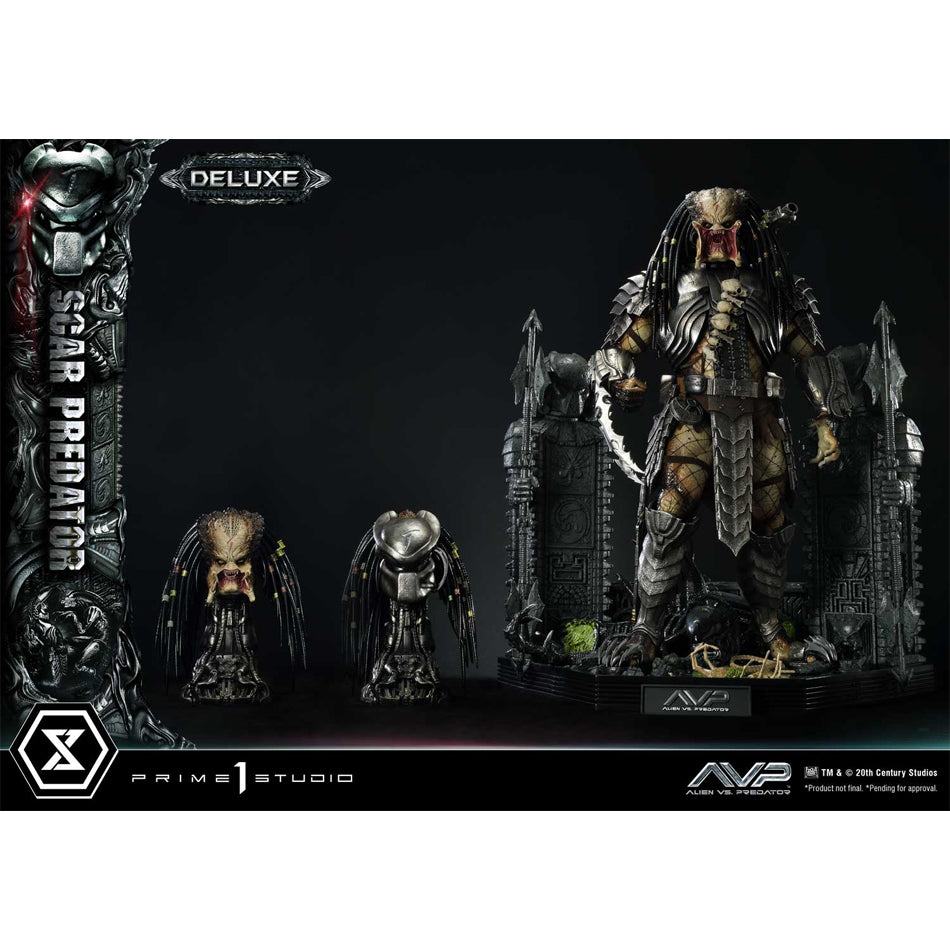 Prime 1 Studio Museum Masterline Alien vs. Predator (Film) Scar Predator DX Bonus Version (MMPR-04DXS)