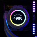 ID-Cooling SL360 XE LCD AIO Liquid CPU Cooler (Black, White)