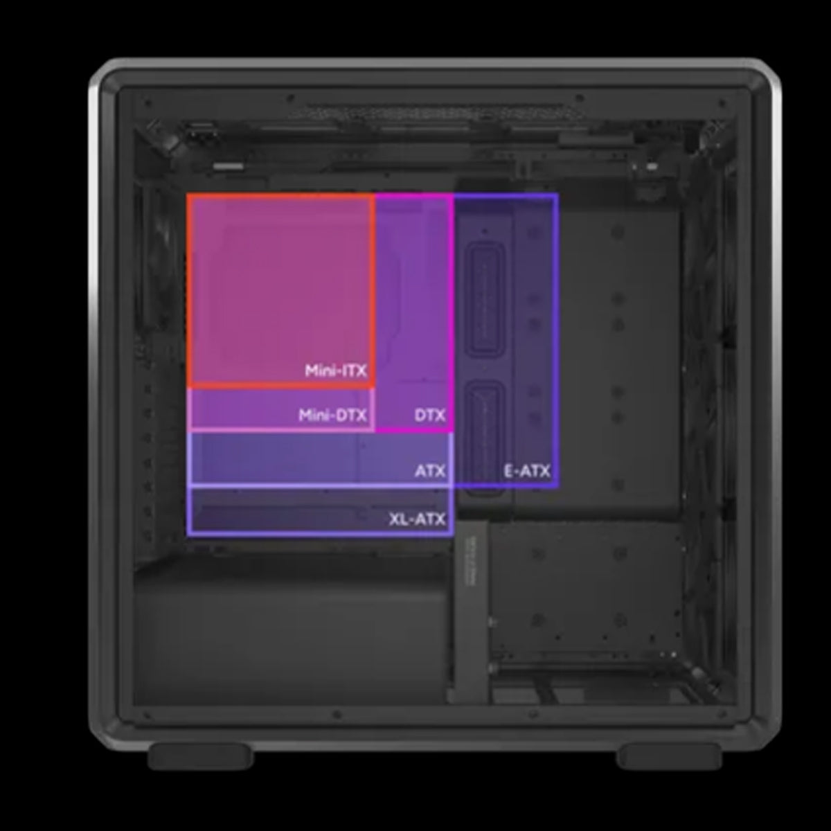 Cooler Master MasterFrame 600 Mesh ATX Mid-Tower PC Case