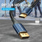 Vention 8K DisplayPort Cable - Blue Aluminum Shell 1.5M (HCELG)