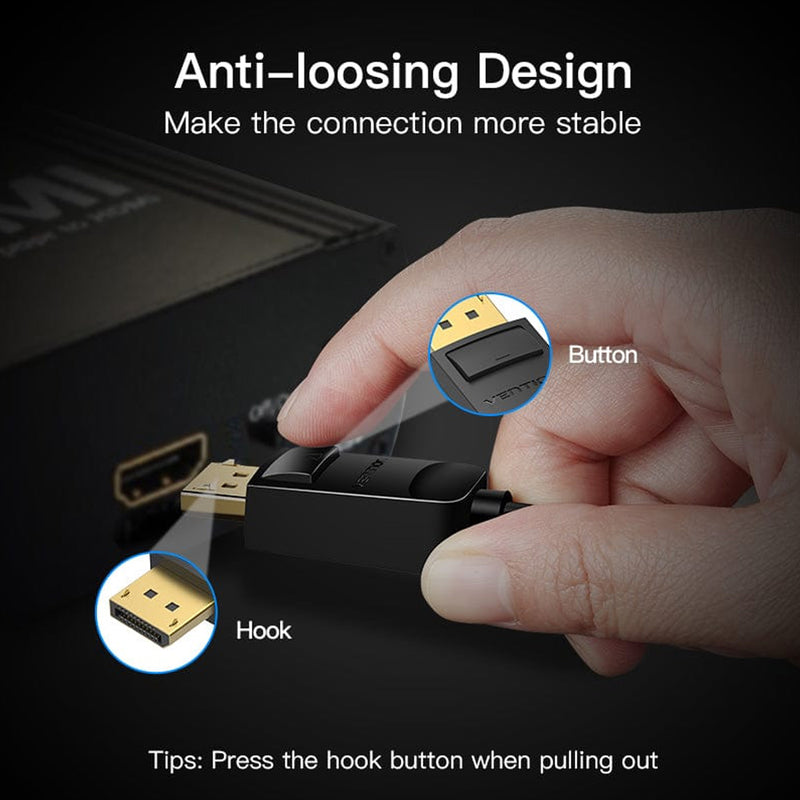 Vention DP to VGA Converter - 0.15M (HBFBB)