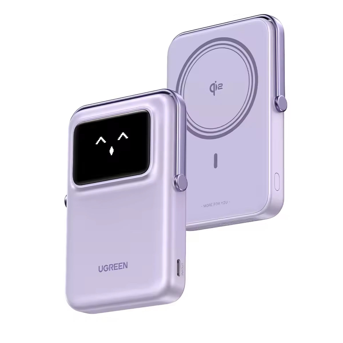 Ugreen Uno 10000mAH Mini Magnetic Wireless 20W Power Bank with Built-In Stand 