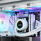 ID-Cooling SL360 XE LCD AIO Liquid CPU Cooler (Black, White)