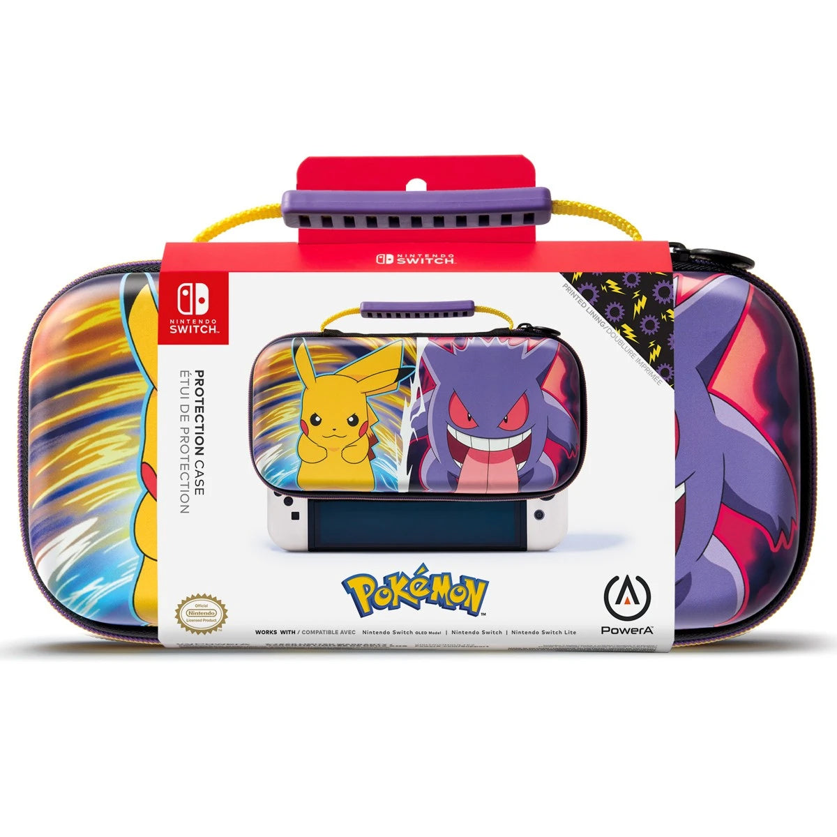 PowerA Protection Case for Nintendo Switch (Pikachu Vs Gengar)