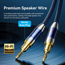 Vention Speaker Wire (Hi-Fi) with Dual Banana Plugs - 1.5M (BLBLG)