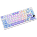 Royal Kludge RK-M75 Tri-Mode RGB 81 Keys Hot-Swappable Mechanical Keyboard Taro Milk