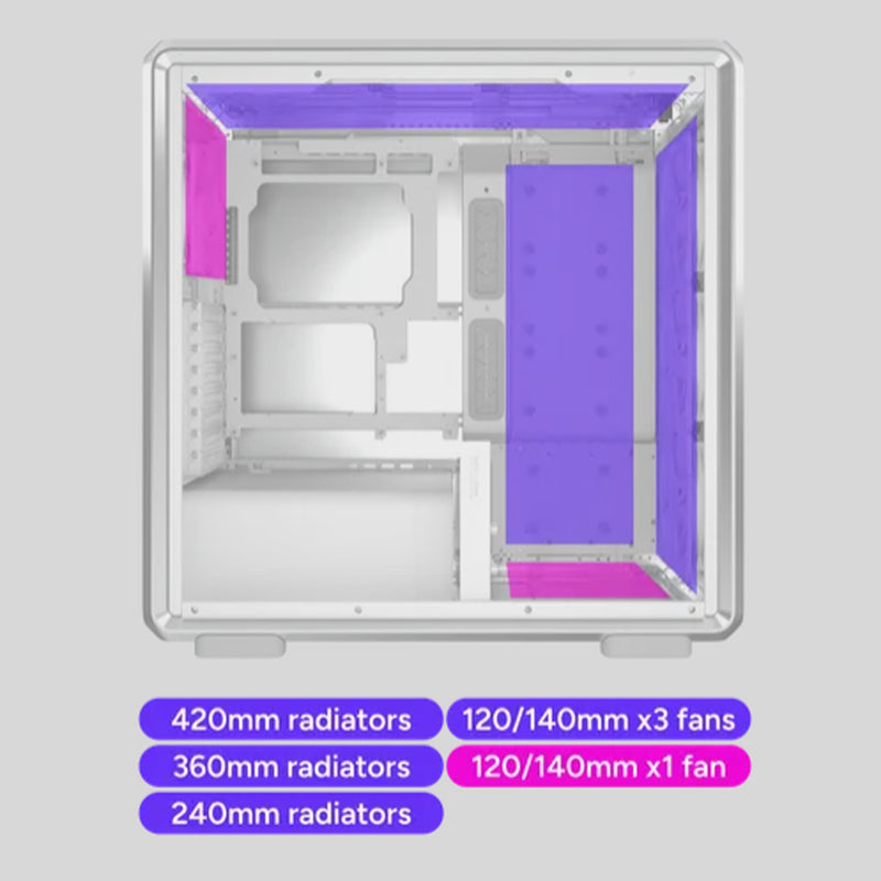 Cooler Master MasterFrame 600 Mesh ATX Mid-Tower PC Case