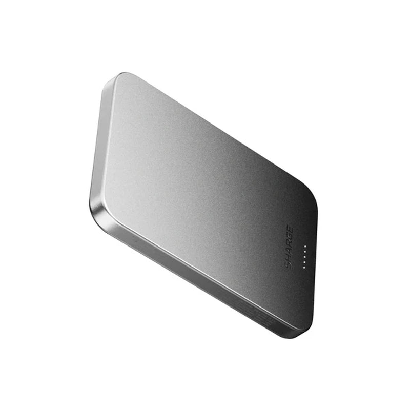 Sharge AeroMag 5K Qi2 Magnetic Ultra-Slim & Lightweight Power Bank w/ Graphene Cooling 5000mAh 15W