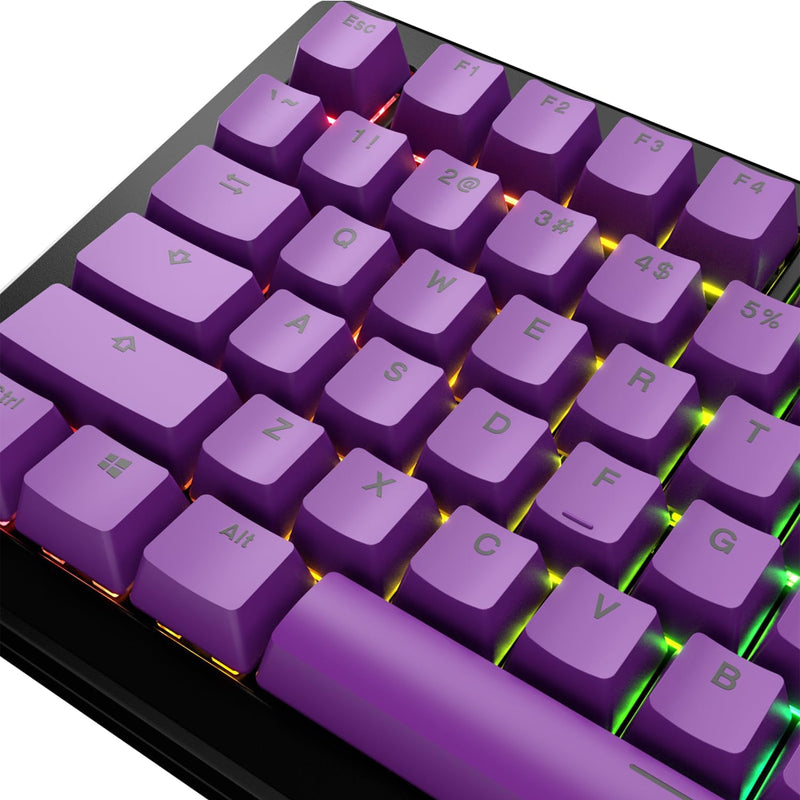 Glorious GPBT Basics Keycaps 130 Keys (Classic Black, Potion Pink, Epic Purple, Revive Red)