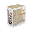 Hyte Gundam Wing Y70 Touch Infinite Dual Chamber ATX Mid-Tower Modern Aesthetic Case (White)