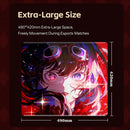 ATK Crimson Anime Glass Mouse Pad (490x420x4.5mm)