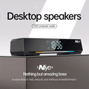 Niye V28 Bluetooth Desktop RGB Soundbar with Alarm Clock