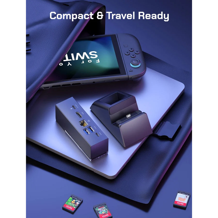 JSAUX 7-in-1 Multifunctional Docking Station for Nintendo Switch 2