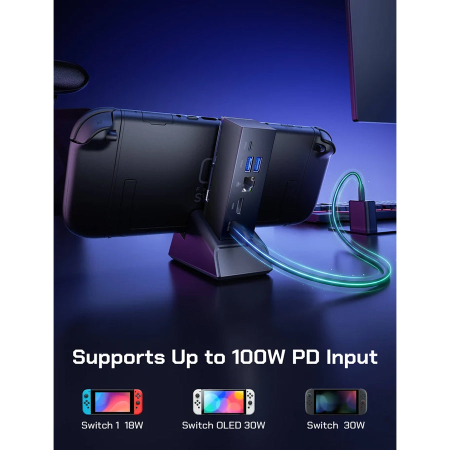 JSAUX 7-in-1 Multifunctional Docking Station for Nintendo Switch 2