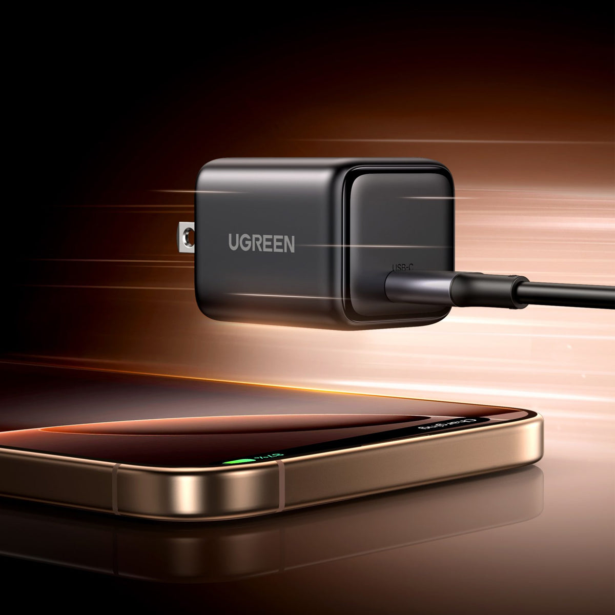 Ugreen 30W 1xUSB-C GaN Fast Charger (Space Grey) (X513/55530)