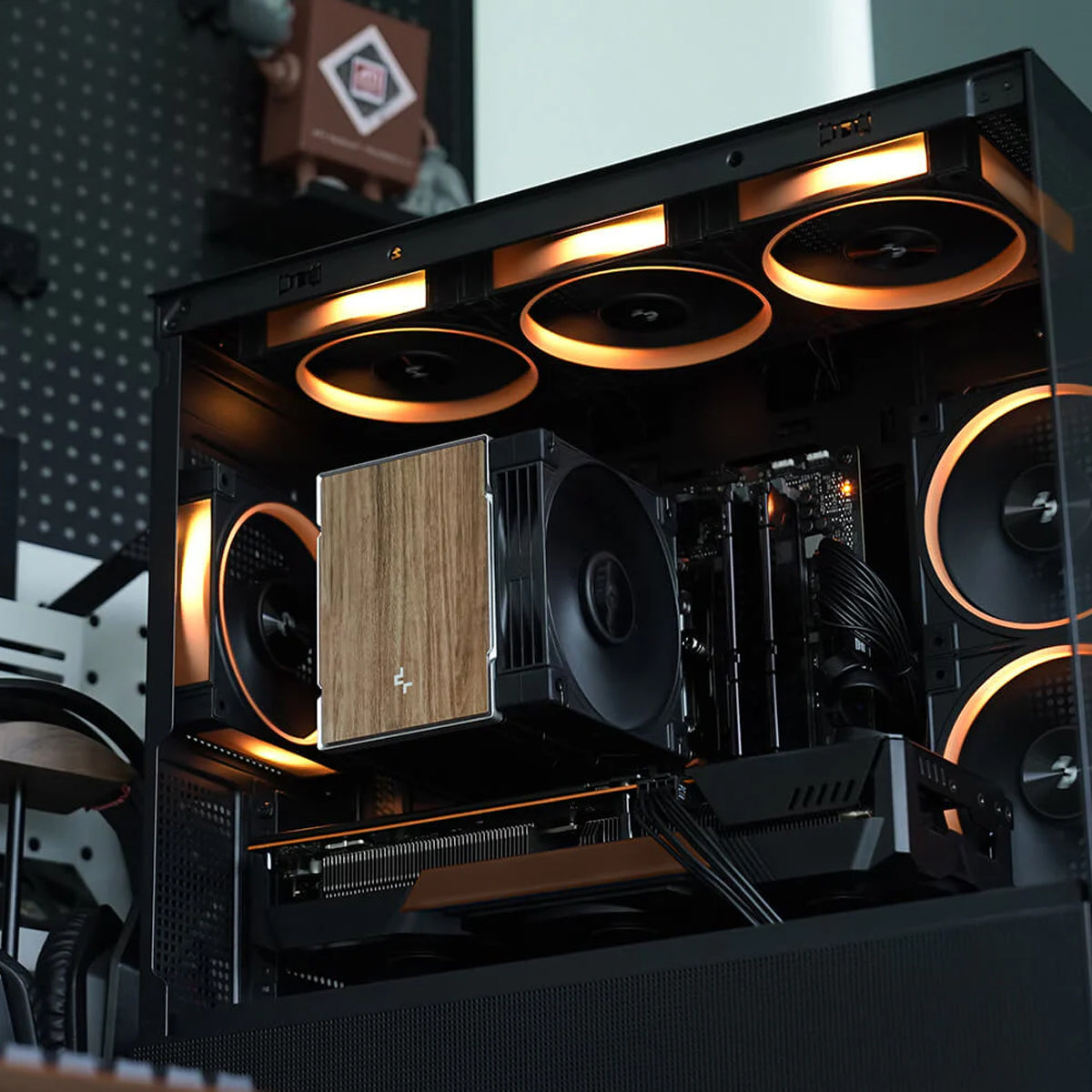 DeepCool AK500 G2 Wood Grain Top Cover CPU Cooler 
