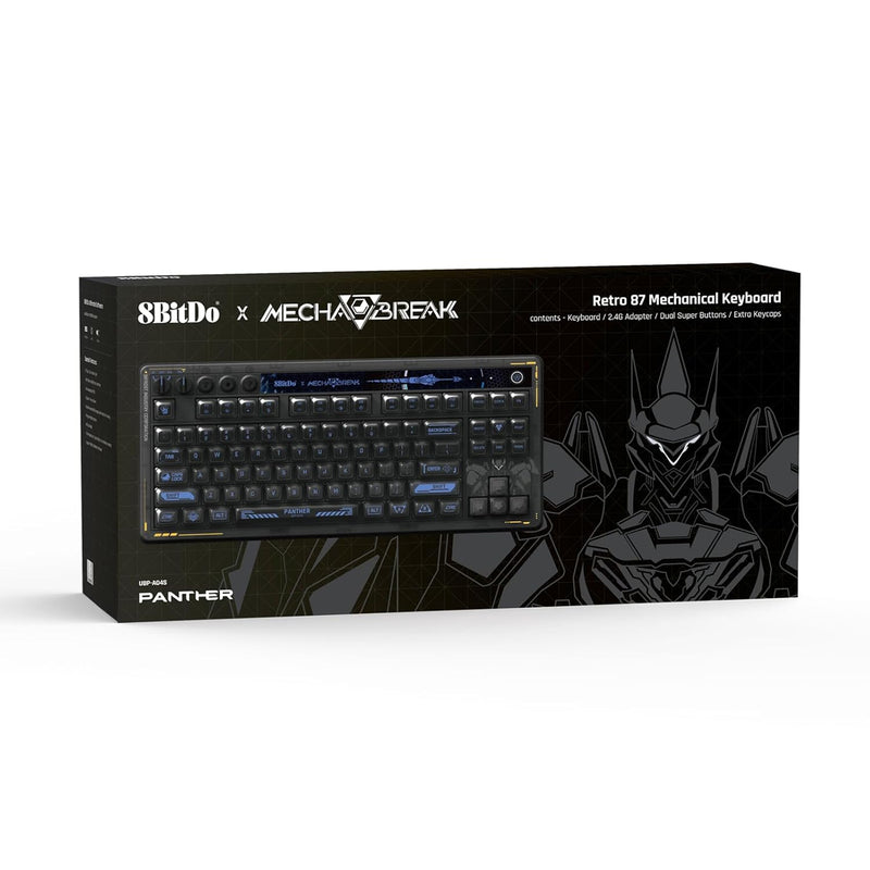 8Bitdo Retro 87 Mechanical Keyboard Mecha Break Panther Edition (85HD)