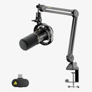 Maono PD200WS Hybrid Podcast Dynamic Wireless RGB Microphone