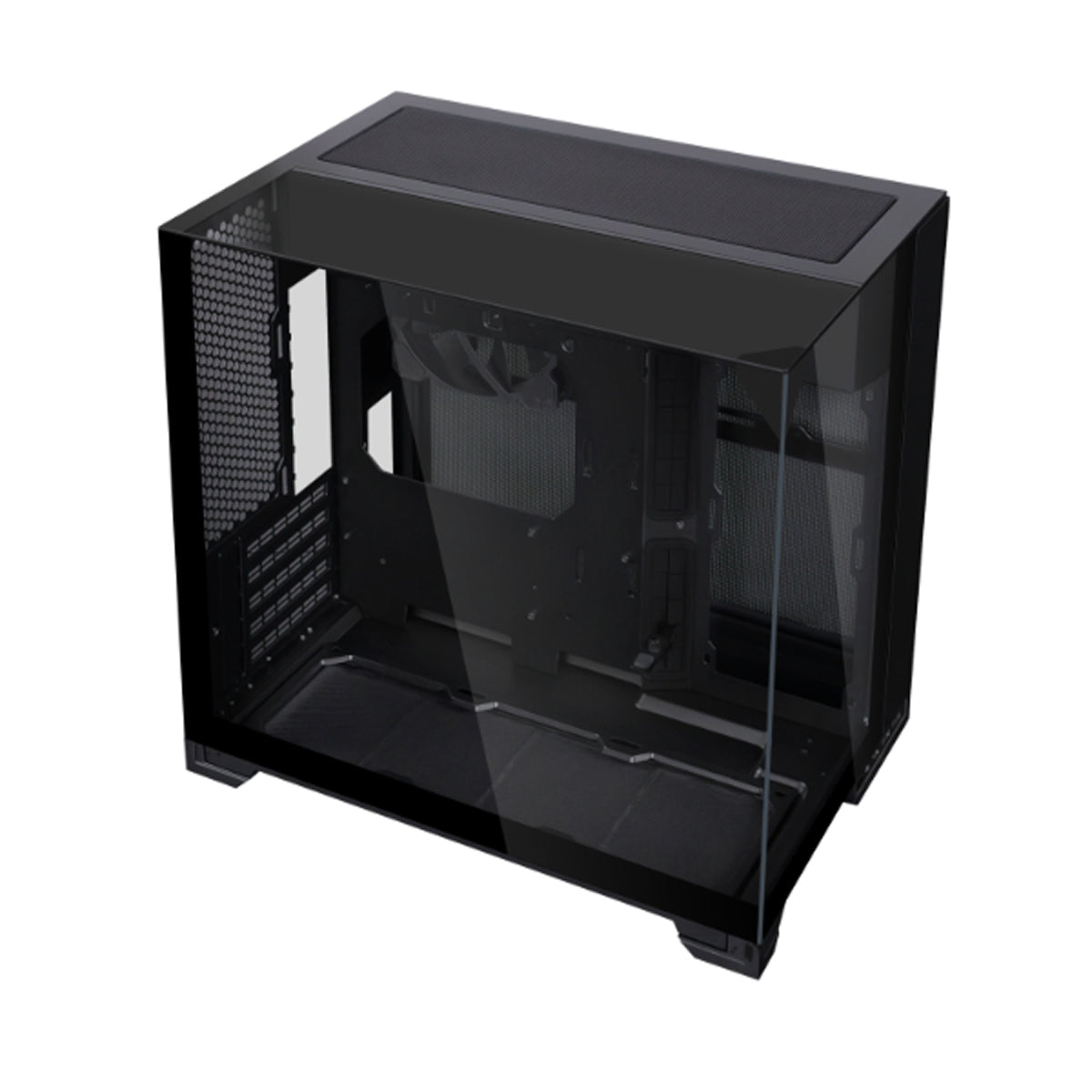 Lian Li O11 Vision-M Compact Dual Chamber M-ATX Gaming PC Case