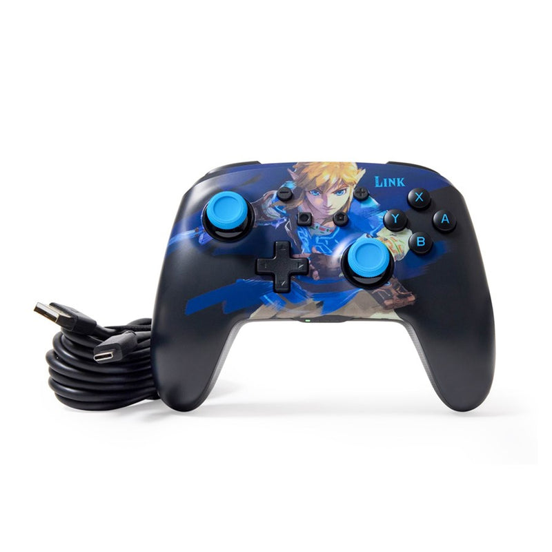 PowerA Lumectra Enhanced Wireless Controller For Nintendo Switch (Zelda Wake Up link)