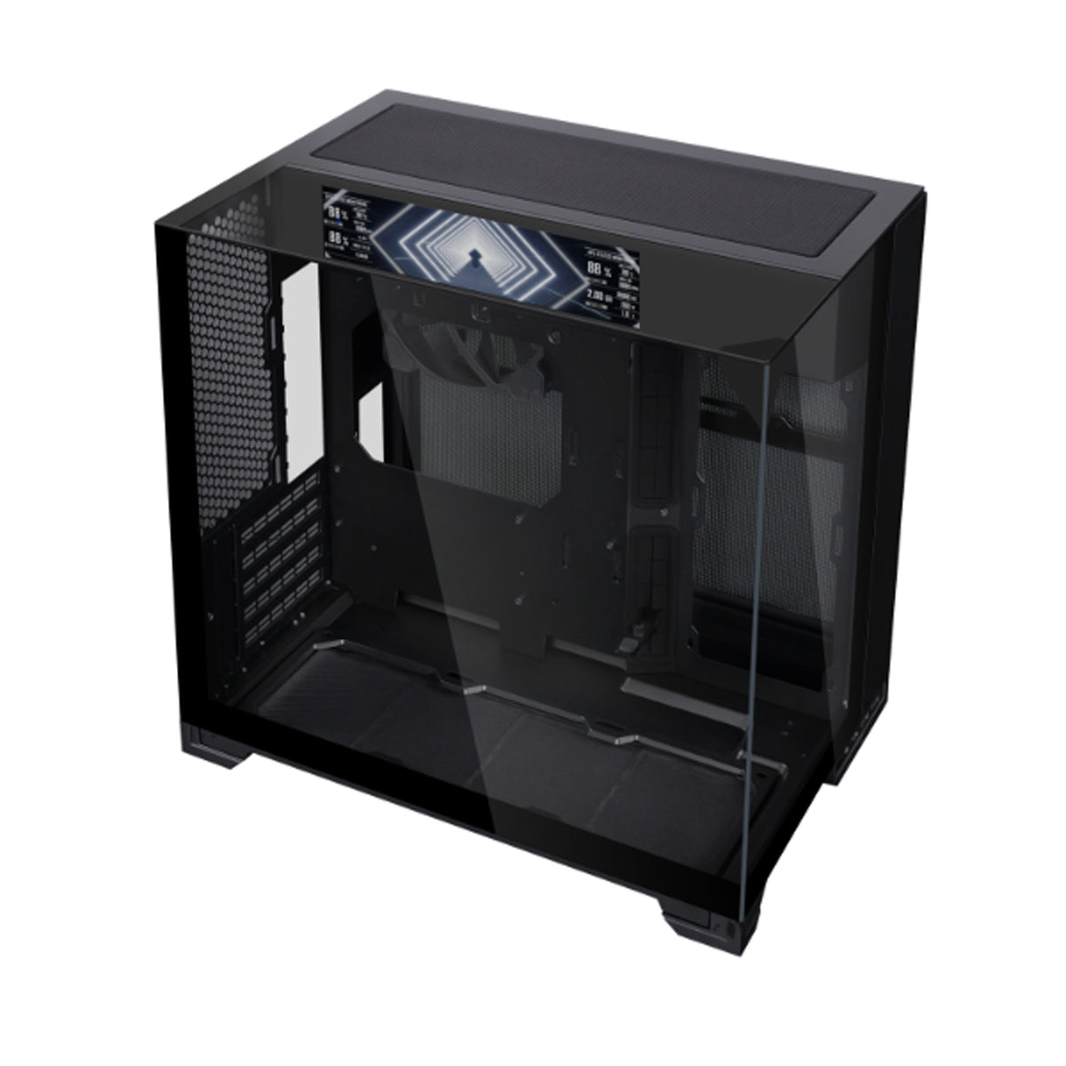 Lian Li O11 Vision-M Digital Compact Dual-Chamber LCD Gaming PC Case