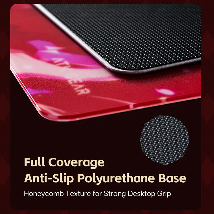 ATK Crimson Anime Glass Mouse Pad (490x420x4.5mm)