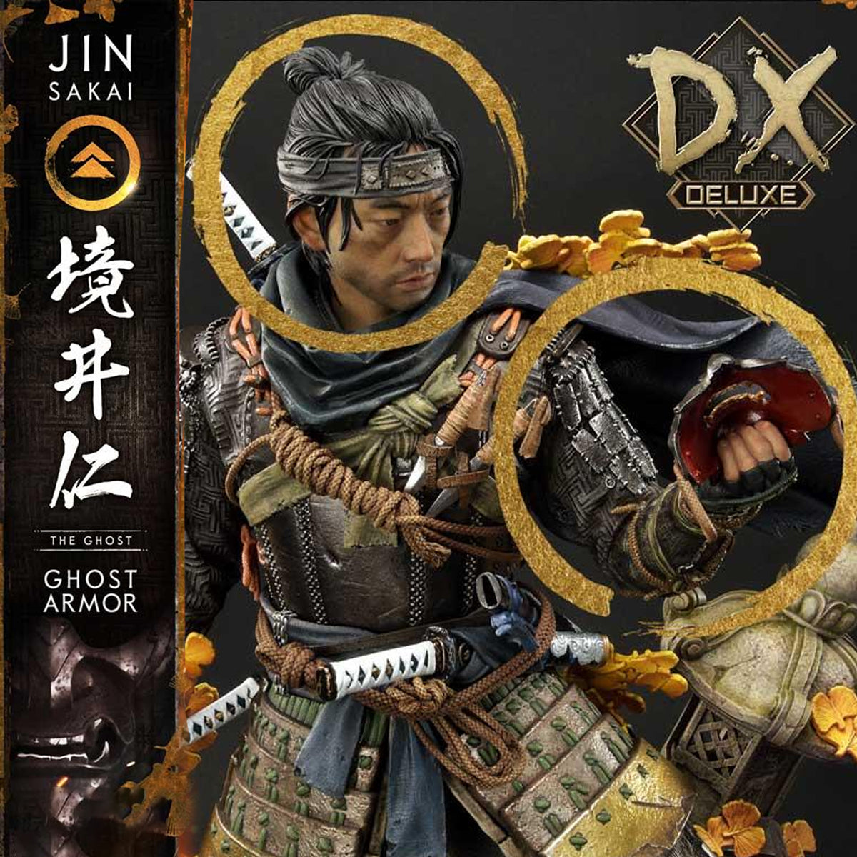 Ultimate Premium Masterline Ghost of Tsushima Jin Sakai, The Ghost - Ghost Armor (Deluxe Version)