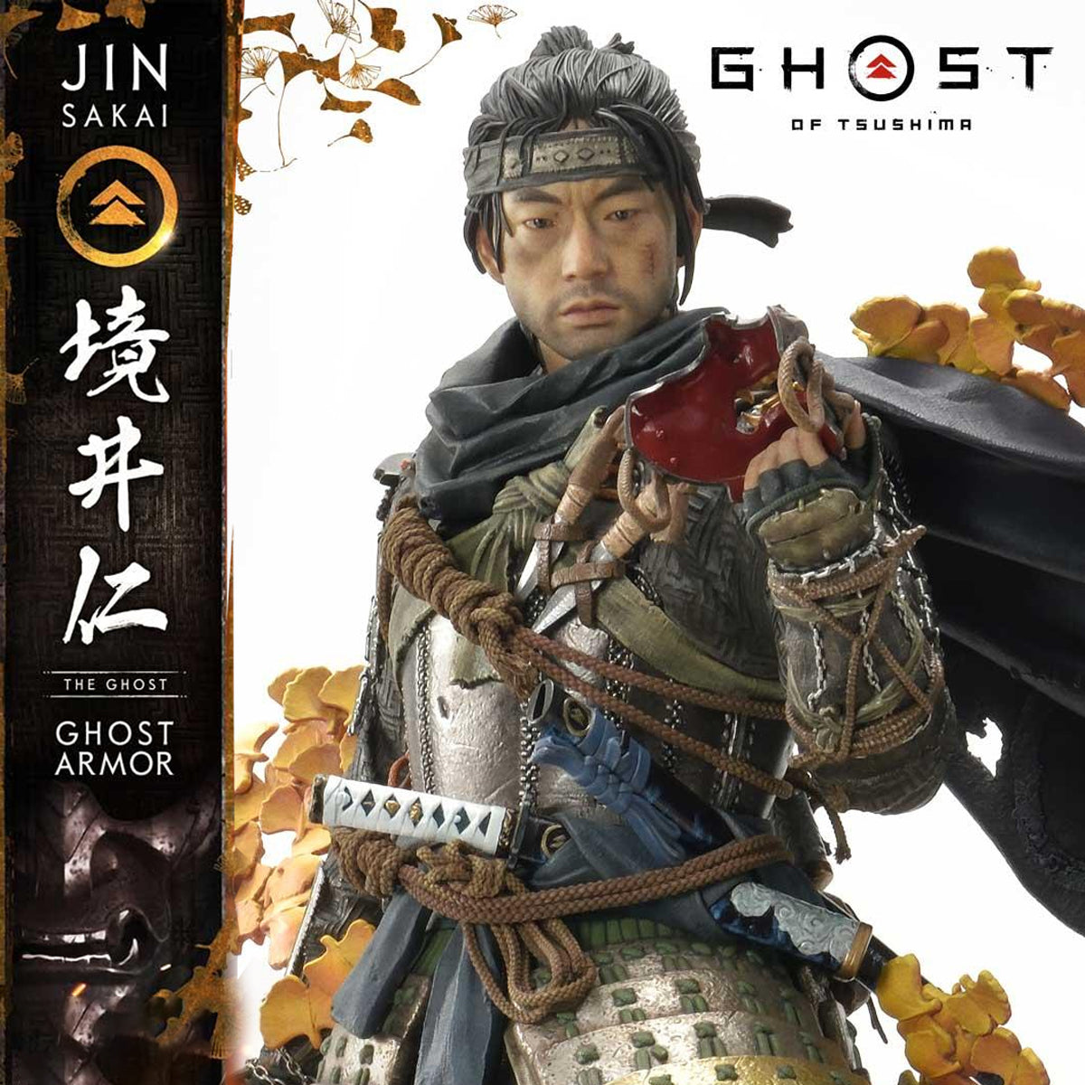 Ultimate Premium Masterline Ghost of Tsushima Jin Sakai, The Ghost - Ghost Armor (Deluxe Version)