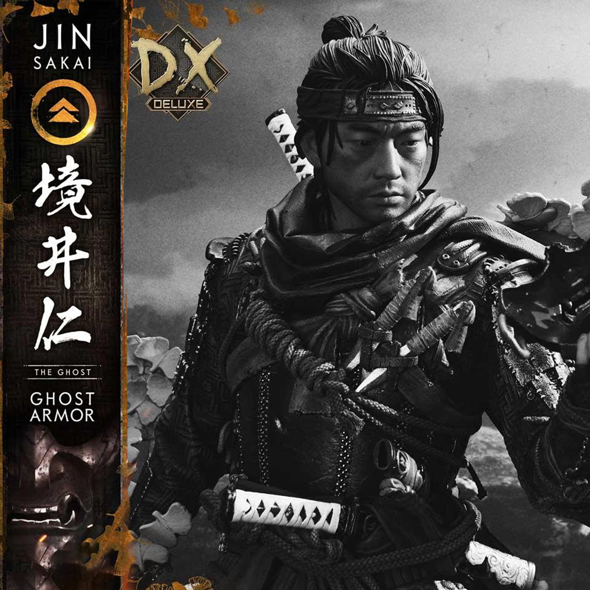 Ultimate Premium Masterline Ghost of Tsushima Jin Sakai, The Ghost - Ghost Armor (Deluxe Version)