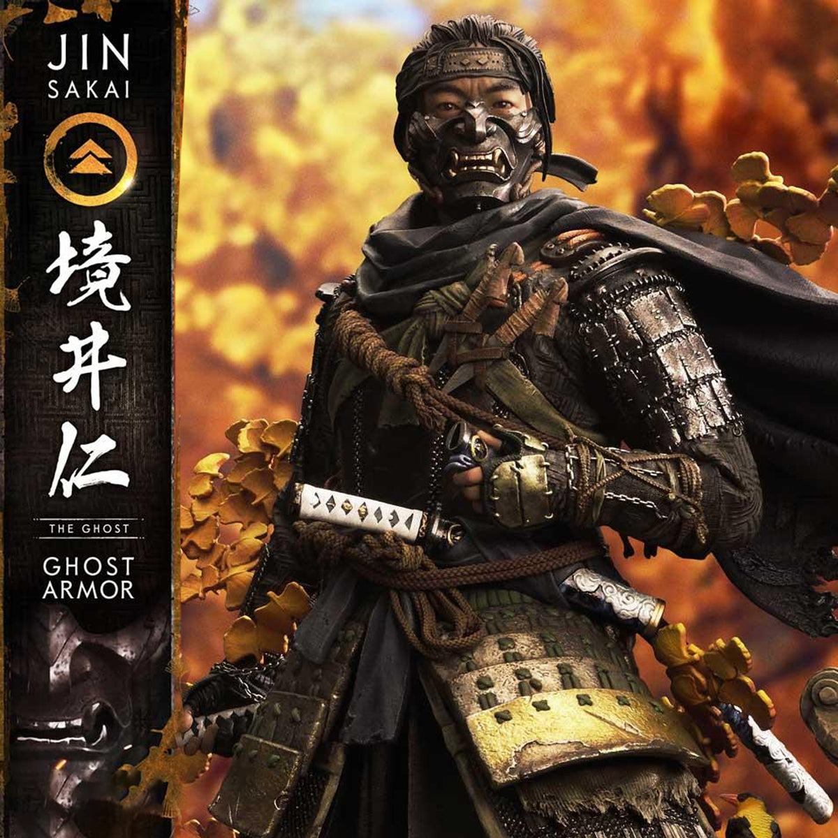 Ultimate Premium Masterline Ghost of Tsushima Jin Sakai, The Ghost - Ghost Armor (Deluxe Version)