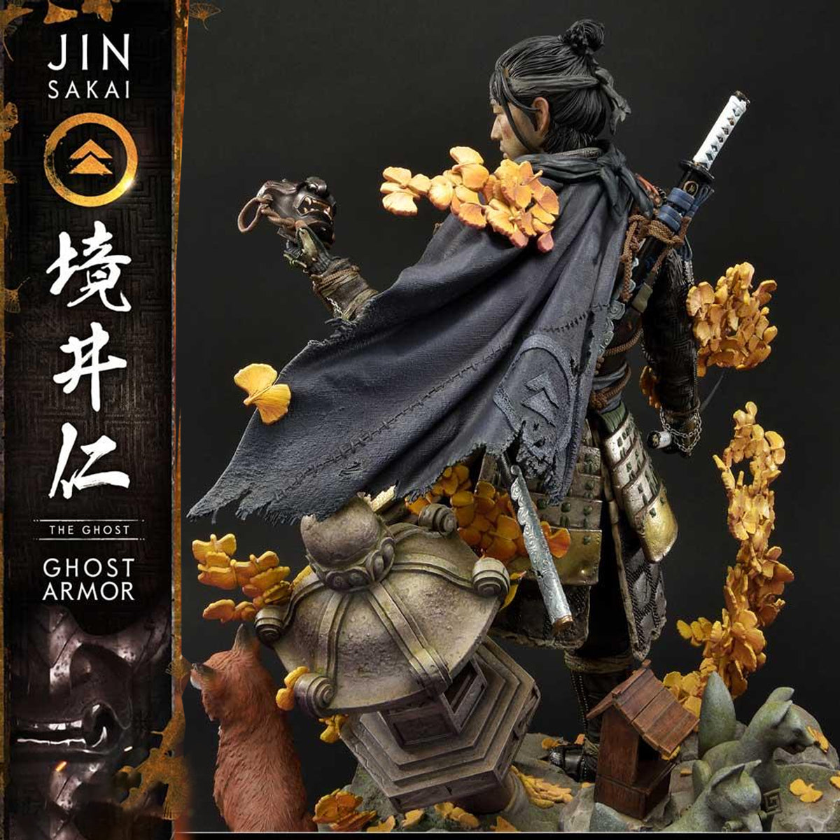 Ultimate Premium Masterline Ghost of Tsushima Jin Sakai, The Ghost - Ghost Armor (Deluxe Version)