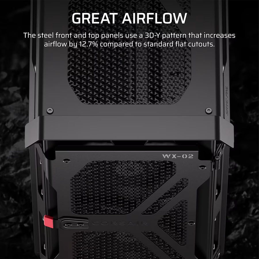 Corsair WARTHOG RS Airflow Mid-Tower Tempered Glass PC Case