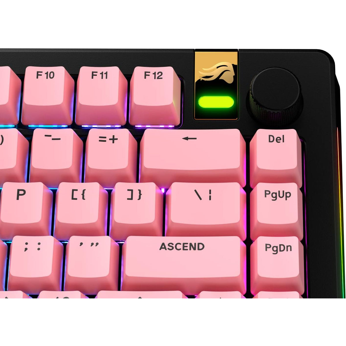 Glorious GPBT Basics Keycaps 130 Keys (Classic Black, Potion Pink, Epic Purple, Revive Red)