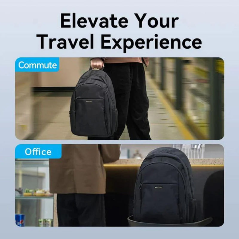 Vention Water-Repellent Laptop Backpack - 20L (Black) (KRMB0)