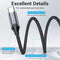 Vention USB-C Male to 3.5MM Earphone Jack with DAC Adapter Aluminum Alloy Type - 0.1M (BGMHA)
