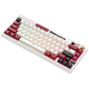Royal Kludge RK M65 Tri-Mode RGB 66 Keys Hot-Swappable Mechanical Keyboard Famicom (Cream Switch, Beige Switch)