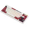 Royal Kludge RK M65 Tri-Mode RGB 66 Keys Hot-Swappable Mechanical Keyboard Famicom (Cream Switch, Beige Switch)