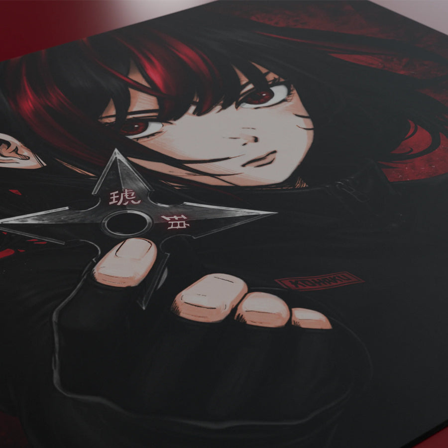 Tekkusai Kohaku Glass Mousepad (500x450x2mm)