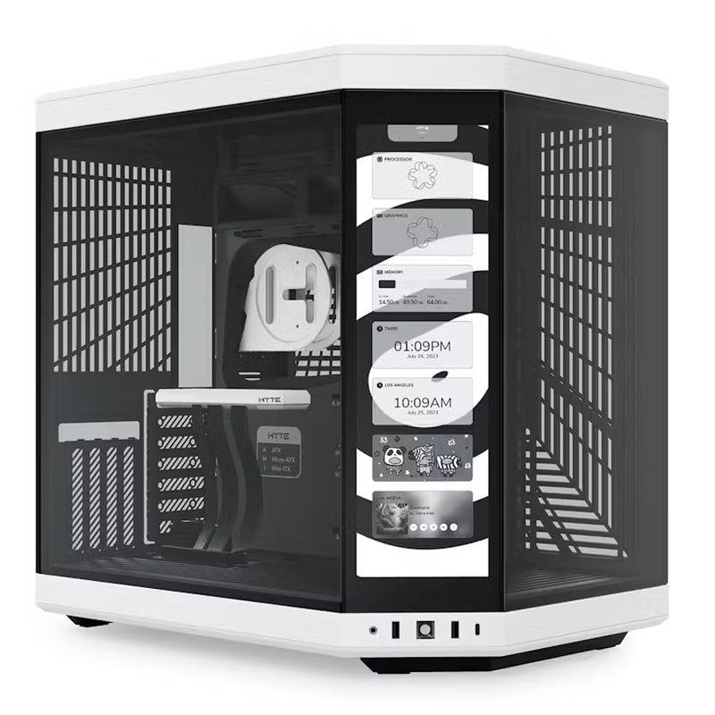 Hyte Y70 Touch LCD Dual Chamber Mid-Tower ATX Modern Aesthetic Case | DataBlitz