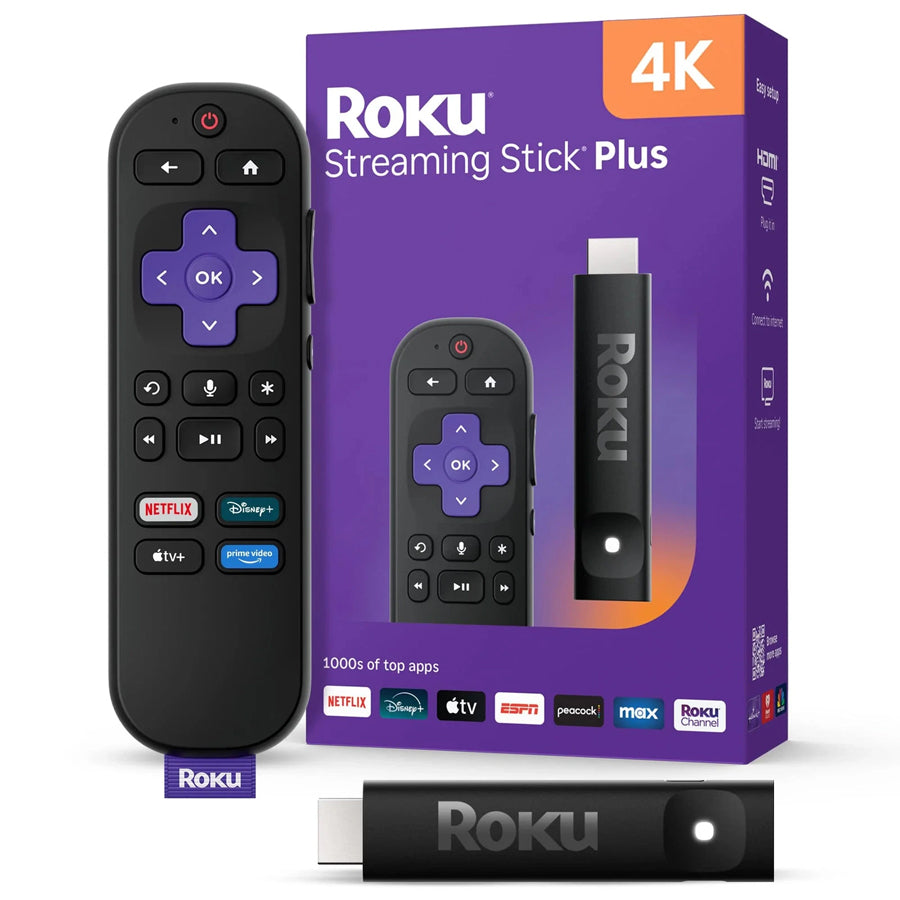 Roku Streaming Stick Plus 4K with Voice Remote