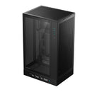 Deepcool CH270 Digital High Airflow Vertical M-ATX Compact Case with Data Screen (Black, White)
