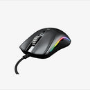 Glorious Model O 2 Mini Ultralight Ambidextrous RGB Wired Gaming Mouse (Black, White)