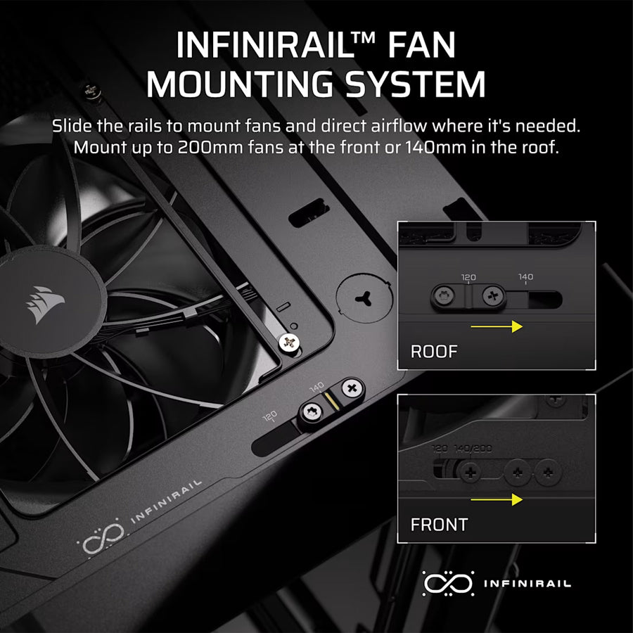 Corsair WARTHOG RS Airflow Mid-Tower Tempered Glass PC Case