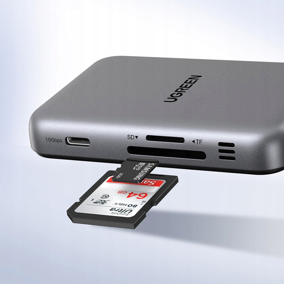 Ugreen Magnetic 7-in-1 USB-C Hub - USB-C to HDMI + 2xUSB-A 3.2 + USB-C 3.2 + PD + SD + TF