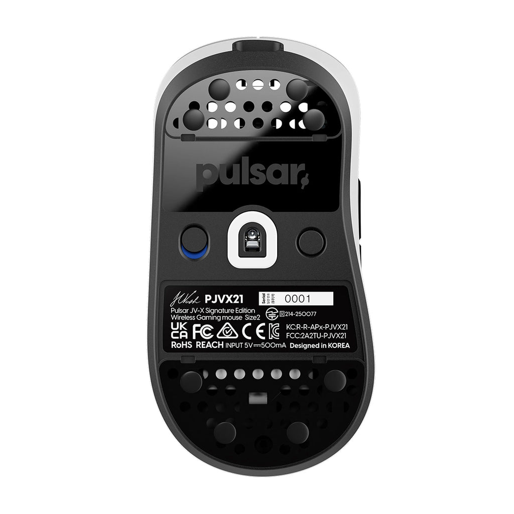 Pulsar Pro Series JV-X Esports Gaming Mouse Size 2 (White) (PJVX22)