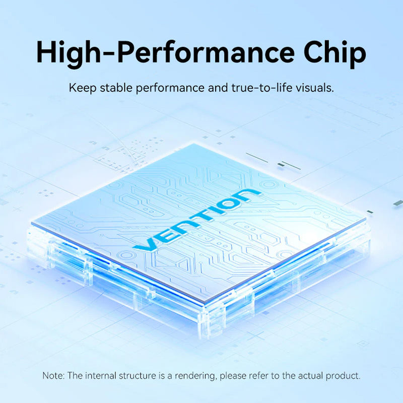 Vention VGA to HDMI Converter with Female Micro USB & Audio Port - 0.15M (ACNBB)