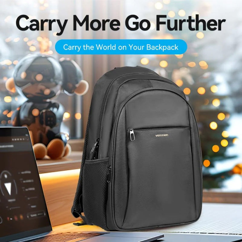 Vention Water-Repellent Laptop Backpack - 20L (Black) (KRMB0)