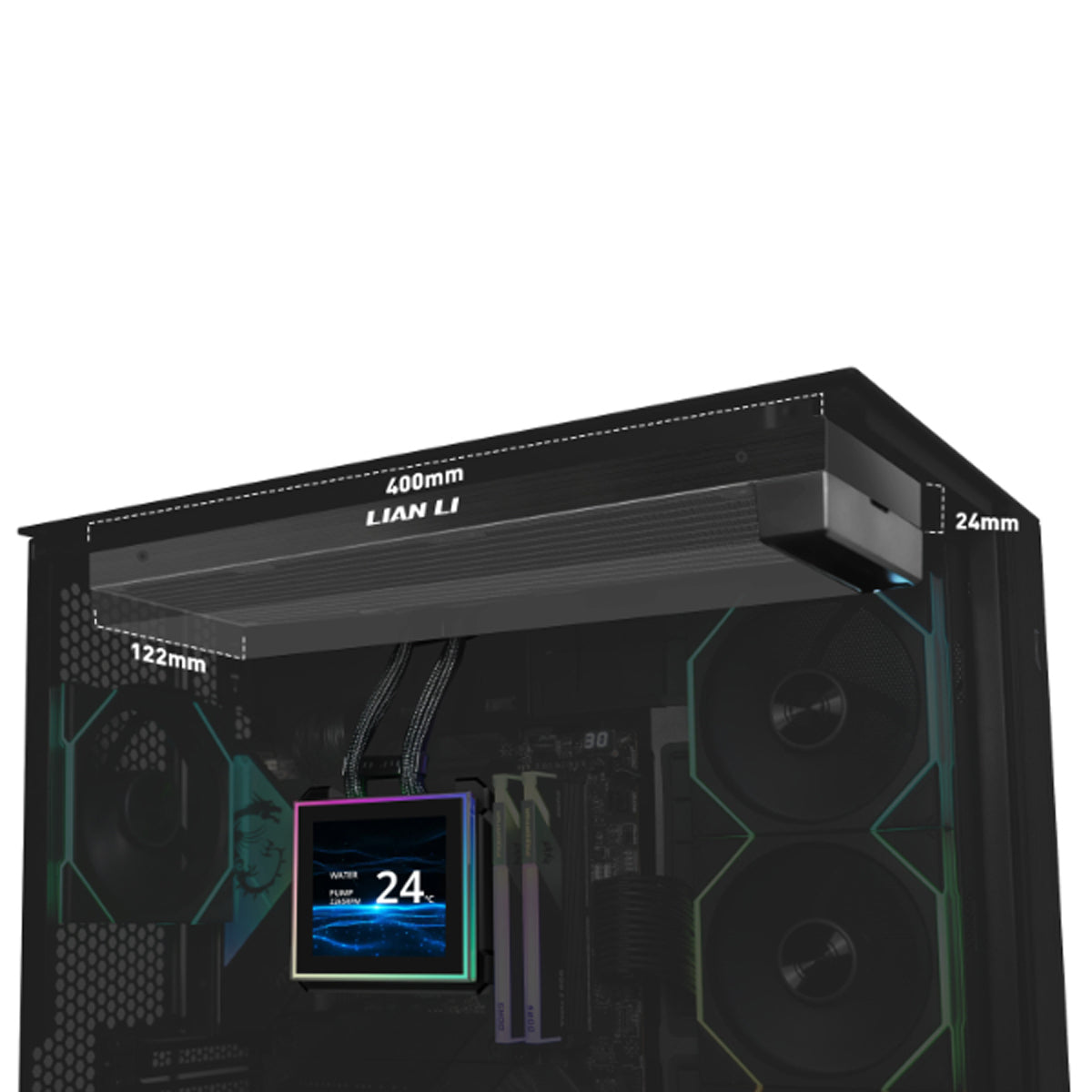 Lian Li Hydroshift II LCD-S 360N AIO Liquid Cooler