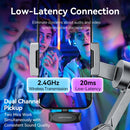 Vention USB-C 2-Pack Wireless Lavalier Microphone (Black) (NCBB0)