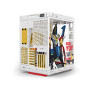 Hyte Gundam Wing Y70 Touch Infinite Dual Chamber ATX Mid-Tower Modern Aesthetic Case (White)